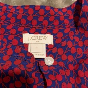 J. Crew cherry top